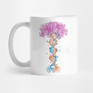 Double Helix DNA Trees Mug